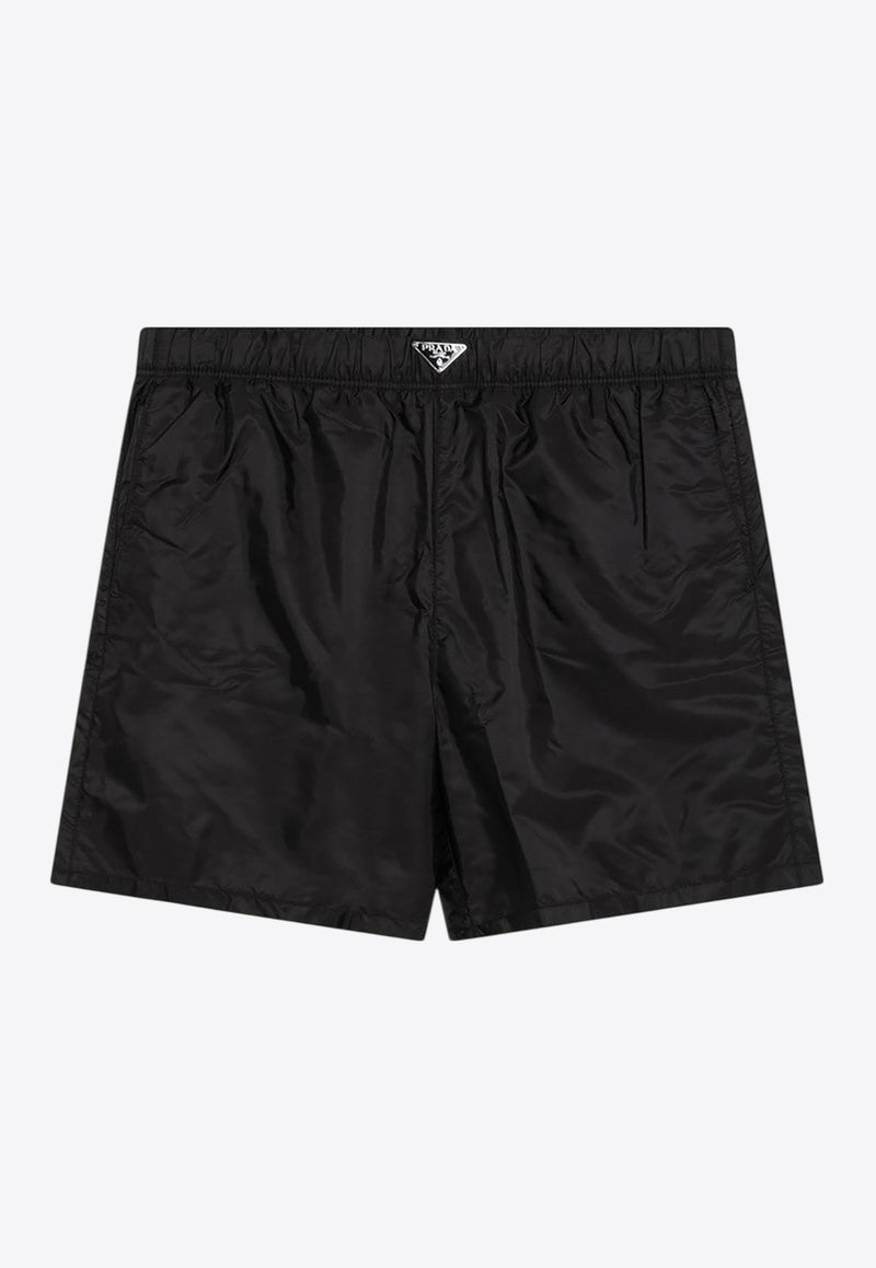 Prada Triangle Logo Swim Shorts Black UB372OOO1WQ9/Q_PRADA-F0002