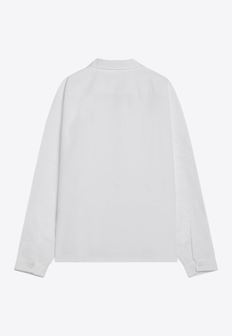 Prada Long-Sleeved Casual Shirt White UCN441UMO16FS/Q_PRADA-F0009