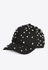 1989 Studio Crystal Embellished Baseball Cap Black UFW24.901.CRYSTACO/P_1989-BLK