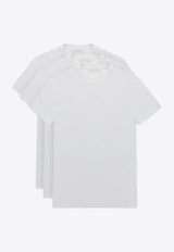 Prada Essential Crewneck T-shirts - Set of 3 White UJM49211CD/P_PRADA-F0009