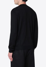 Prada Silk Crewneck Sweater Black UMB927OOO16AI/Q_PRADA-F0002