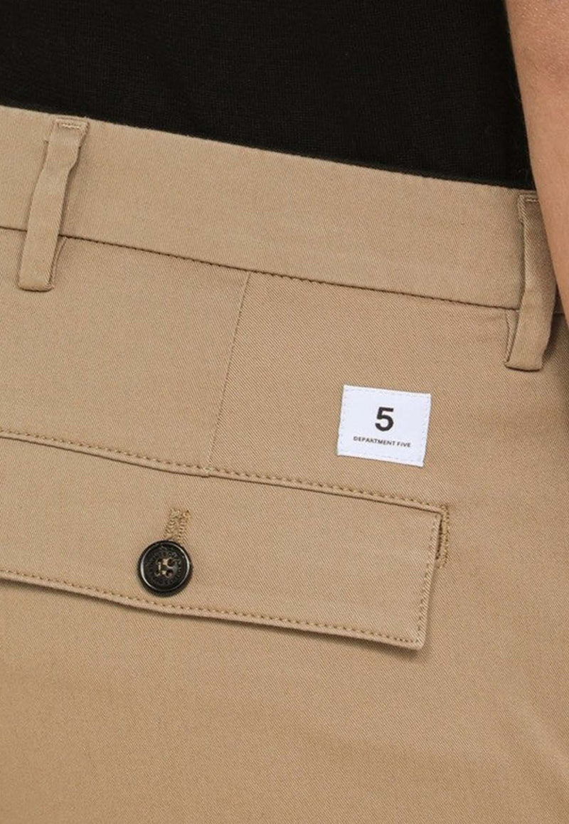 Department 5 Logo Chino Pants UP0012TS0050/O_DEPAR-070 Beige