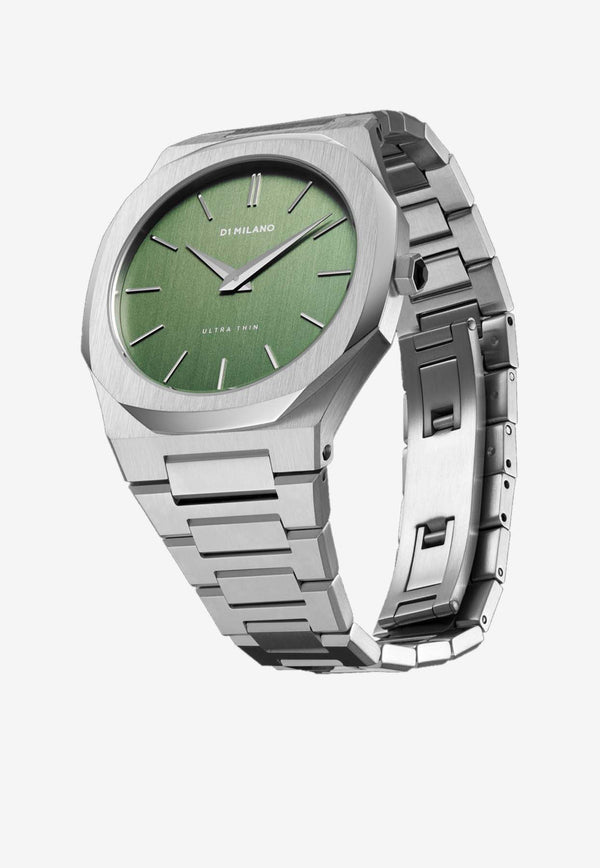 D1 Milano Ultra Thin Bracelet 40 MM Watch Green UTBJ06GREEN