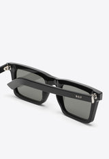 Retrosuperfuture 1968 Square Sunglasses UU1-IJS7PVC/M_SUPER-BLK