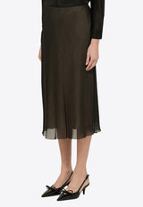 Vince Layered Midi Skirt V010830906VI/O_VINCE-010BLC