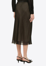 Vince Layered Midi Skirt V010830906VI/O_VINCE-010BLC