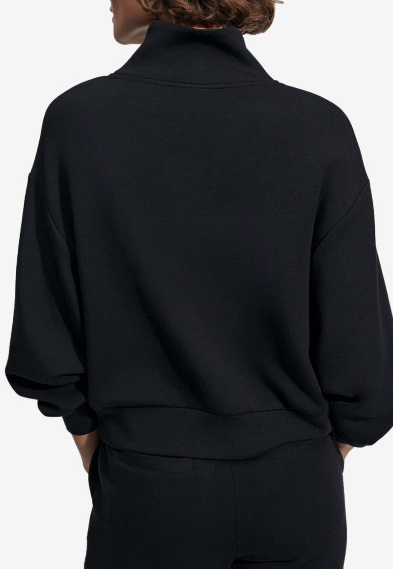 Varley Davidson Zipped Sweatshirt Black VAR01080BLACK