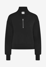 Varley Davidson Zipped Sweatshirt Black VAR01080BLACK