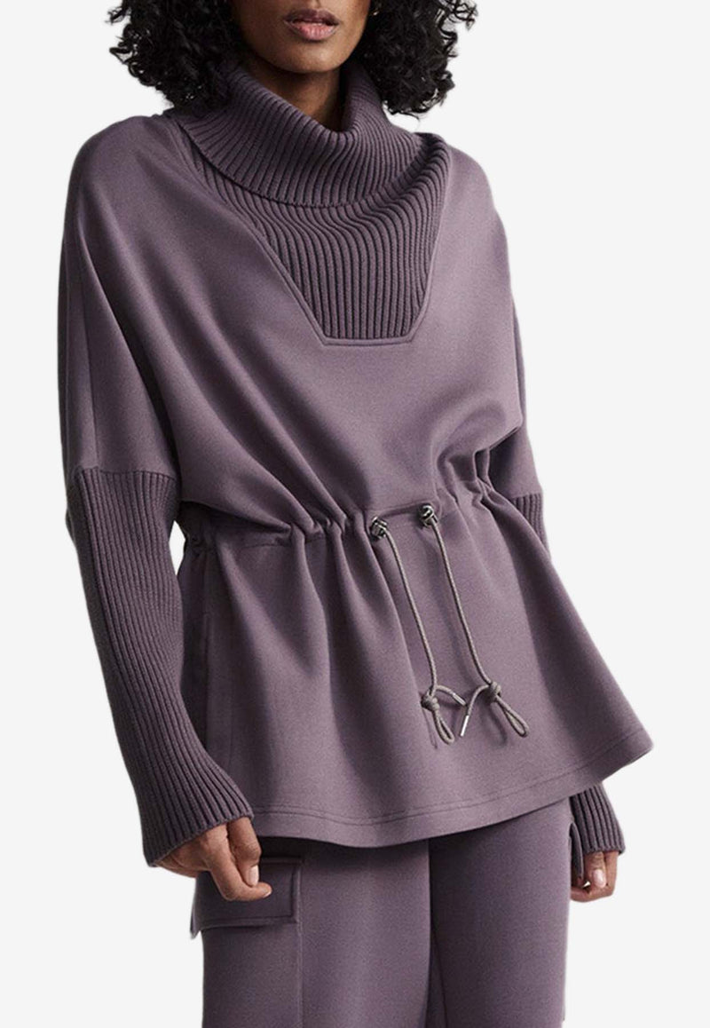 Varley Suffolk Longline Sweater Purple VAR02349PURPLE