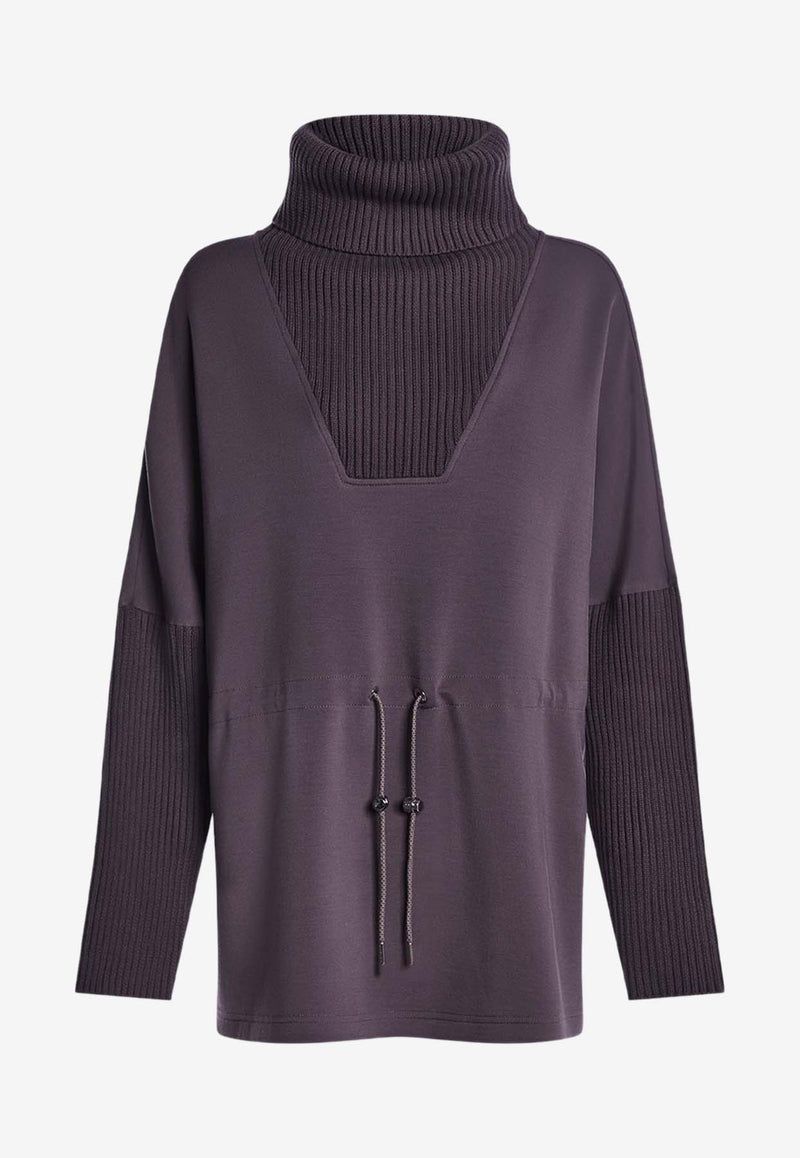 Varley Suffolk Longline Sweater Purple VAR02349PURPLE