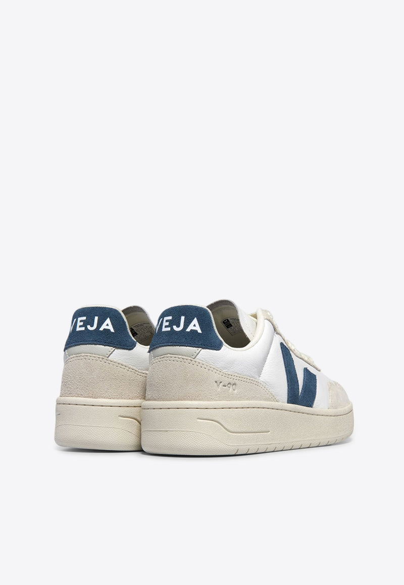 Veja V-90 Leather Low-Top Sneakers White VD2003845WHITE