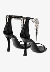 Jimmy Choo Verity 100 Crystal-Embellished Sandals VERITY SANDAL100 BYK BLACK