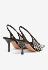 Malone Souliers Vesper 70 Crystal-Embellished Pumps VESPER 70-1 BLACK/BLACK