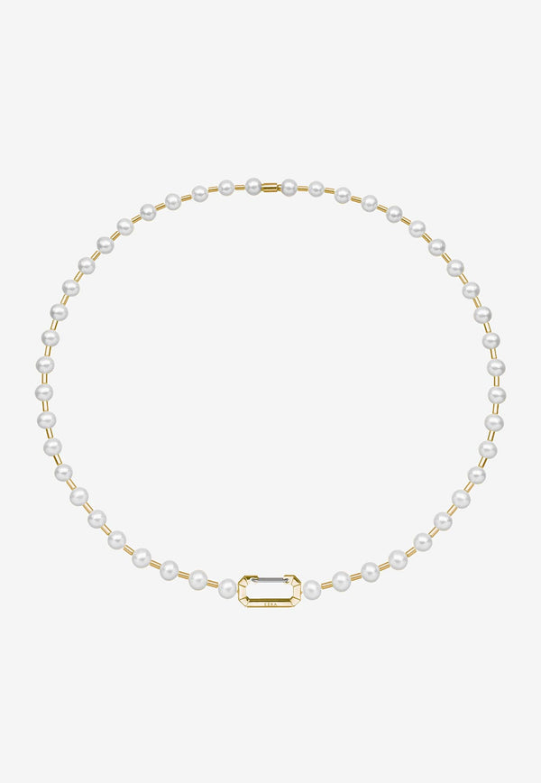 EÉRA Vita 18-karat Yellow Gold Pearl Necklace  Gold VINEPL01S1