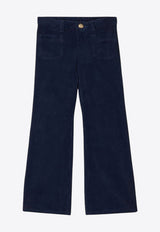 Bonpoint Girls Junon Corduroy Pants Navy W04GPAW00009-ACO/P_BONPO-070