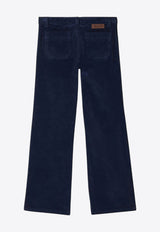 Bonpoint Girls Junon Corduroy Pants Navy W04GPAW00009-ACO/P_BONPO-070