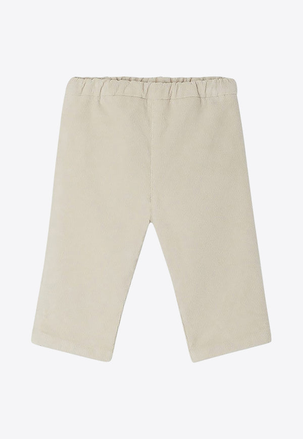 Bonpoint Babies Corduroy Bandy Pants White W04ZPAW00002-ACO/P_BONPO-006