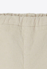 Bonpoint Girls Corduroy Bandy Pants White W04ZPAW00002-BCO/P_BONPO-006