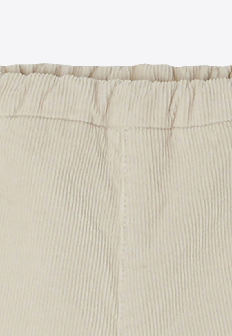 Bonpoint Girls Corduroy Bandy Pants White W04ZPAW00002-BCO/P_BONPO-006