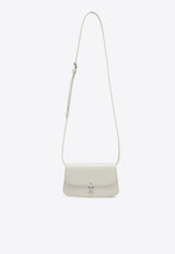 The Row Small Sofia E/W Leather Crossbody Bag Ivory W1569L39/O_THERO-IVPLD