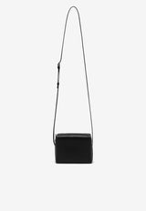 The Row Regent Nappa Leather Shoulder Bag  Black W1720L108/P_THERO-BLANS