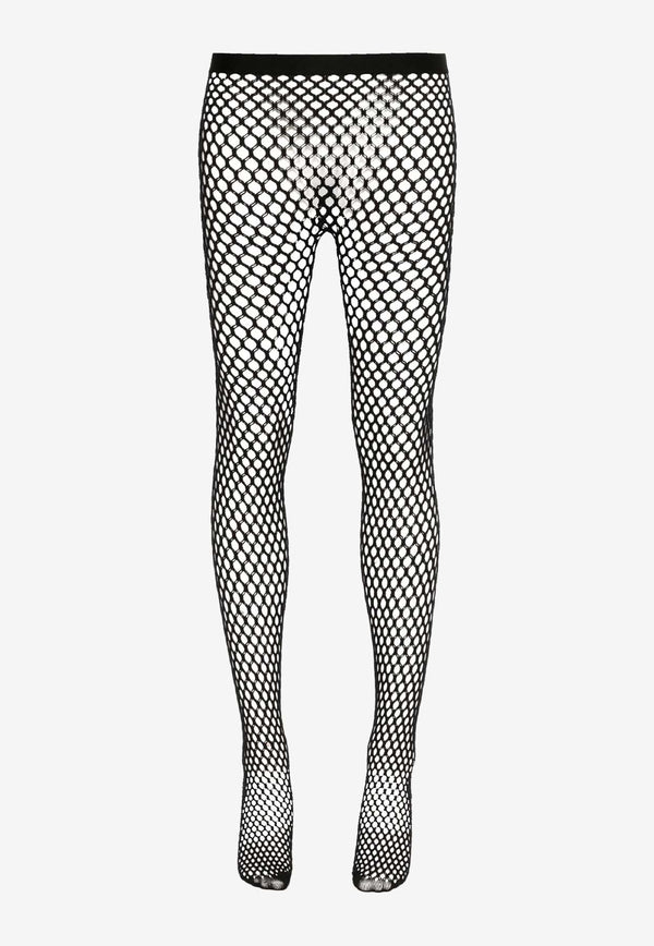 Wardrobe.NYC X Rosie Huntington-Whiteley Web Mesh Tights Black W2223R18KNBLACK