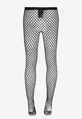 Wardrobe.NYC X Rosie Huntington-Whiteley Web Mesh Tights Black W2223R18KNBLACK