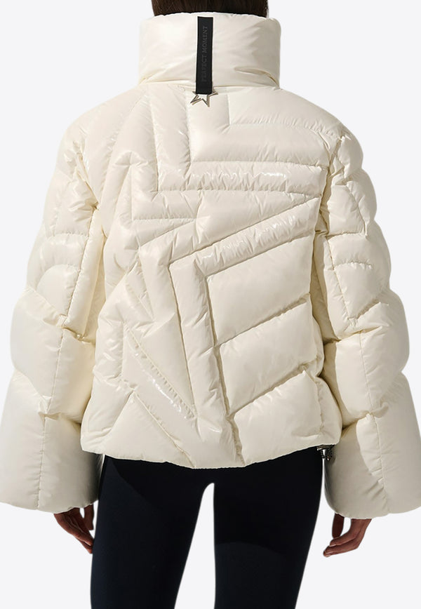 Perfect Moment Ariel Quilted Ski Jacket White W30010511707WHITE