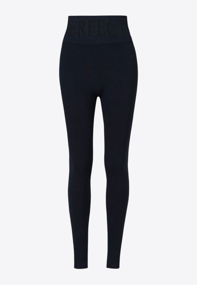 Perfect Moment Seamless Thermal Leggings Black W30011201073BLACK