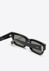 Retrosuperfuture Roma Square Sunglasses WCH-I6MWPVC/M_SUPER-BLK