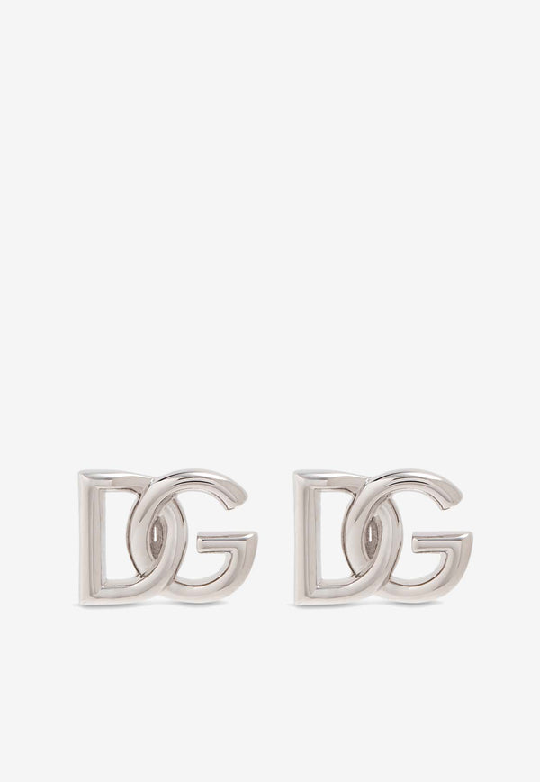 Dolce 
Gabbana DG Logo Stud Earrings WEP6L2 W1111 87655