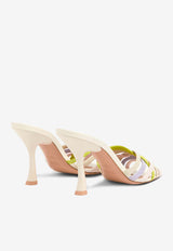 Malone Souliers West 90 Leather Sandals WEST 90-2 PASTEL MULTICOLOUR