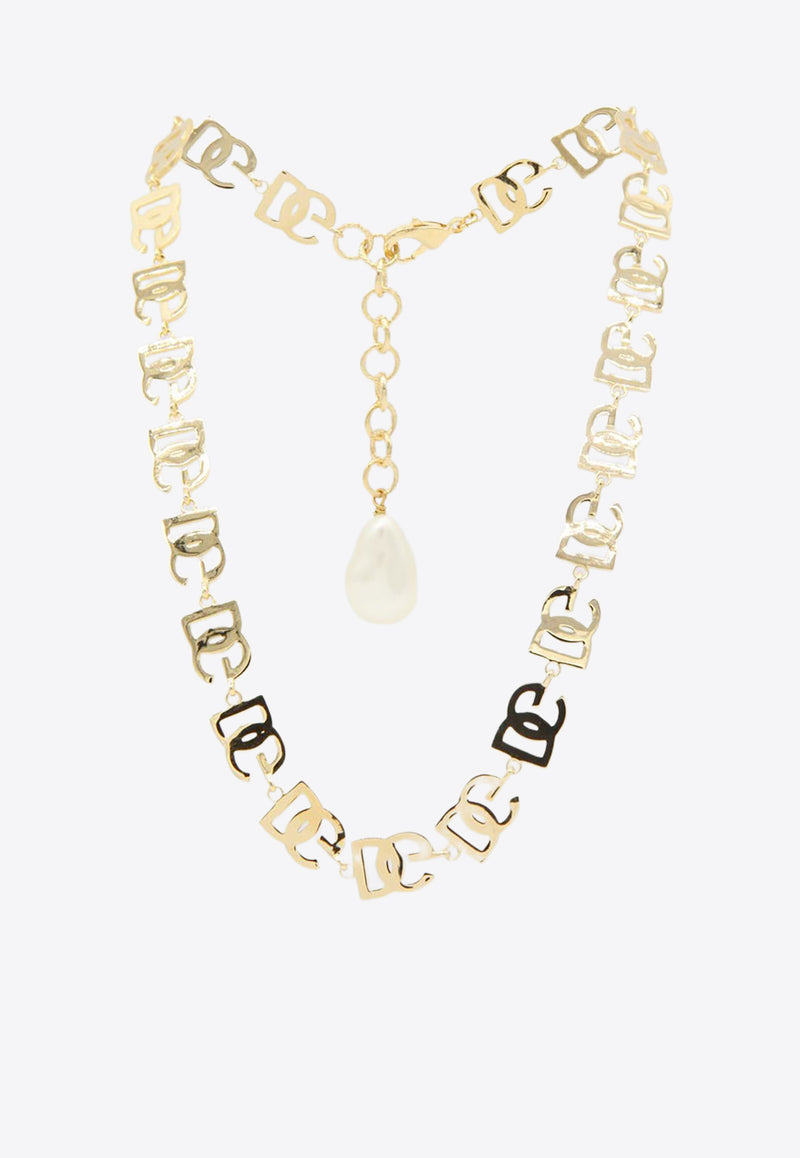 Dolce 
Gabbana DG Logo Necklace Gold WNP6L2 W1111 ZOO00