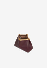 Etro Mini Vela Calf Leather Shoulder Bag Bordeaux WP1B0001AU022R0108WINE