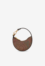 Etro Mini Paisley Jacquard Hobo Bag Brown WP2A0002AA001M0019BROWN