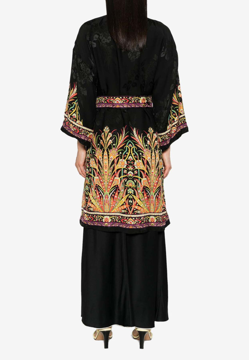 Etro Long Kesa Paisley Robe WRBE0003-AK037 X0810 Multicolor