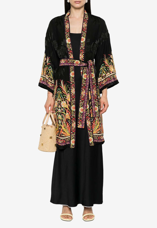 Etro Long Kesa Paisley Robe WRBE0003-AK037 X0810 Multicolor