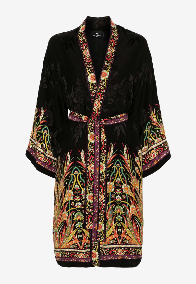 Etro Long Kesa Paisley Robe WRBE0003-AK037 X0810 Multicolor