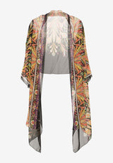 Etro Paisley Print Silk Chiffon Cover-Up WRCA0023-AK038 X0810 Multicolor