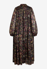 Etro Paisley Print Kaftan Dress WRHA0040-99SAA66 X0810 Multicolor