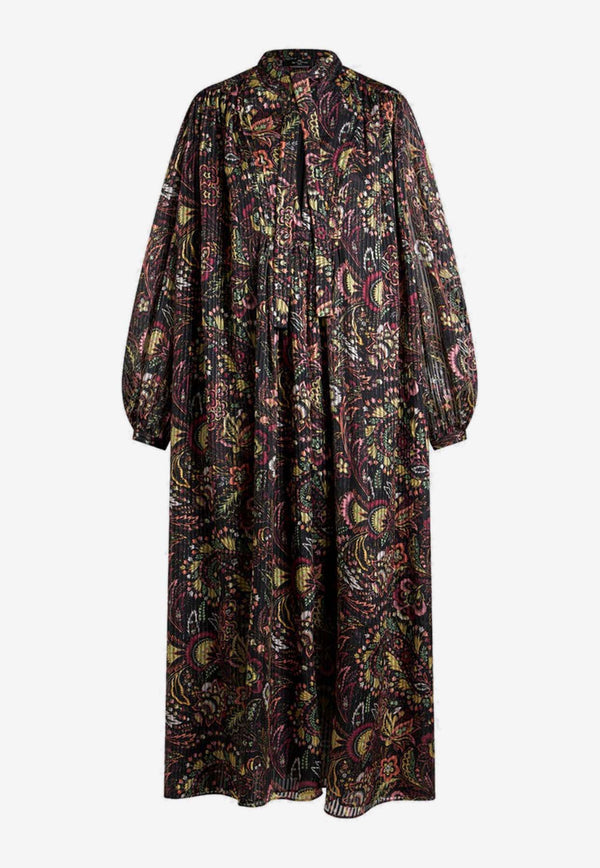 Etro Paisley Print Kaftan Dress WRHA0040-99SAA66 X0810 Multicolor