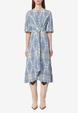 Etro Printed Silk Flared Midi Dress Multicolor WRHA022699SA487/Q_ETRO-X0800