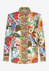 Etro Floral Print Long-Sleeved Shirt WRIA0013-AK028 X0800 Multicolor