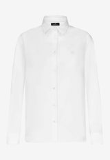 Etro Logo Oxford Shirt WRIA001399TU5H6W0800WHITE