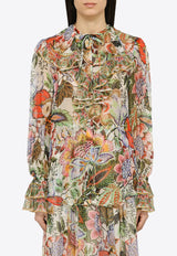 Etro Ruffle-Detailed Silk Blouse WRIA001599SP147/O_ETRO-X0800