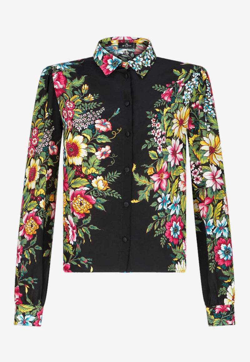 Etro Floral Print Long-Sleeved Shirt WRIA0017-99SA199 X0810 Multicolor