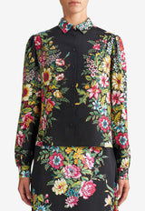 Etro Floral Print Long-Sleeved Shirt WRIA0017-99SA199 X0810 Multicolor