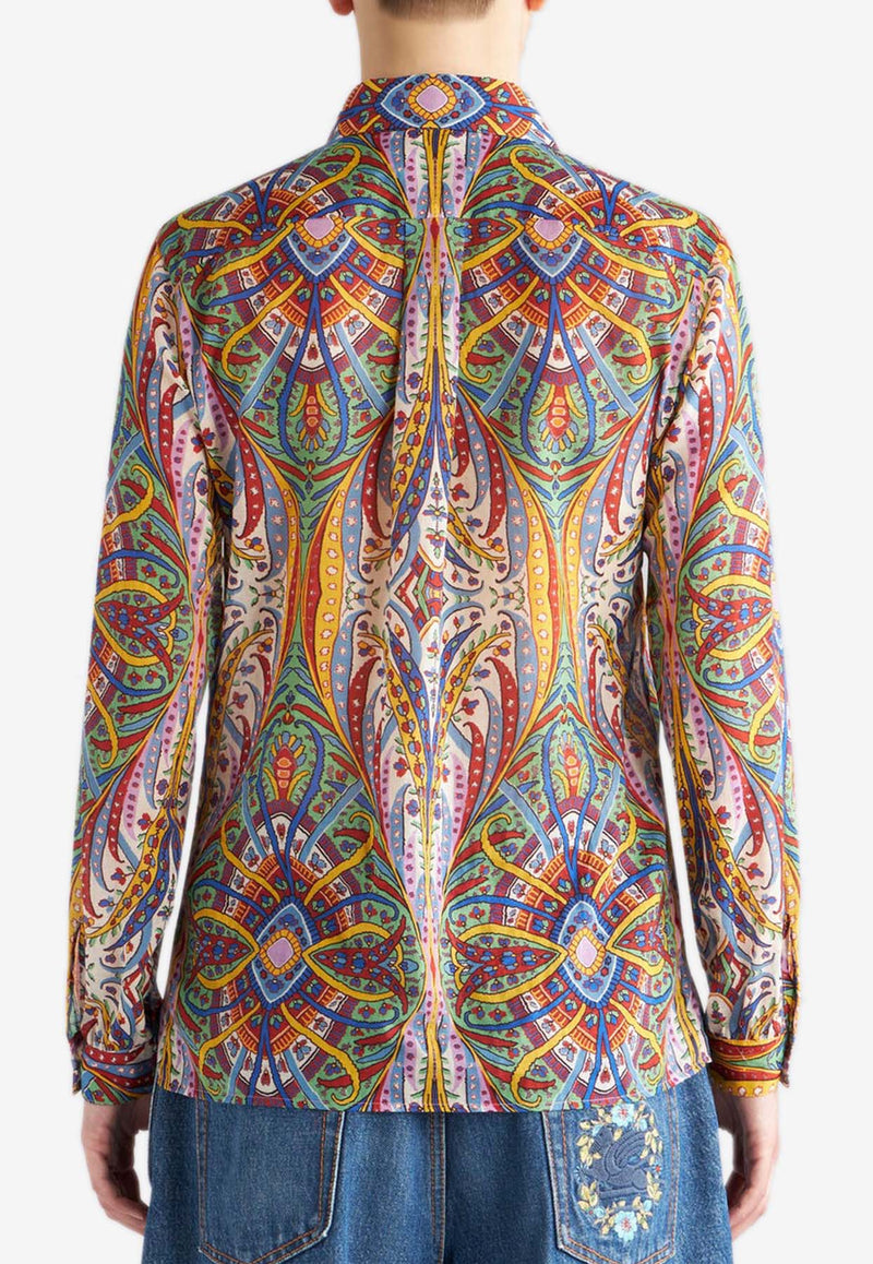 Etro Printed Long-Sleeved Shirt WRIA0019-99SA574 X0800 Multicolor