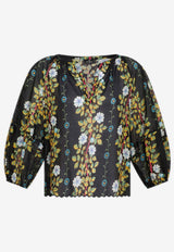 Etro Floral Print Blouse WRJA0015-99SA576 X0810 Multicolor