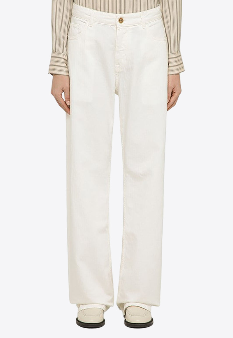 Etro Basic Straight-Leg Jeans White WRNB0005AC169/O_ETRO-W0111